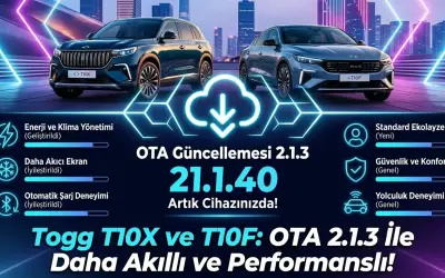Togg OTA 2.1.3 Güncellemesi Yayınlandı: T10X ve T10F’e Yeni Özellikler!