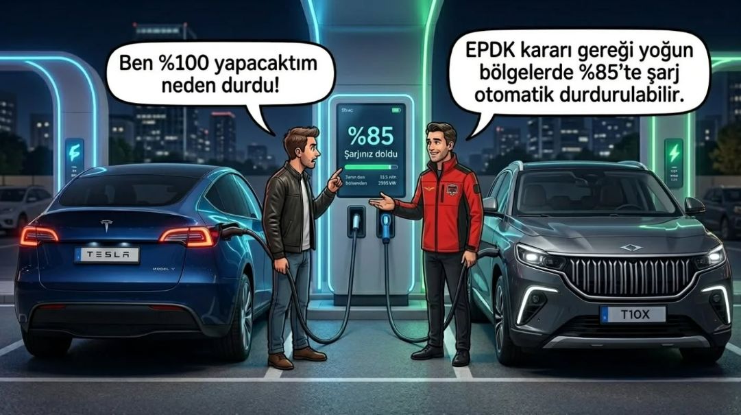 Elektrikli Araç Sahiplerine %85 Sınırı: Şarj İstasyonlarında Yeni Dönem Başladı!
